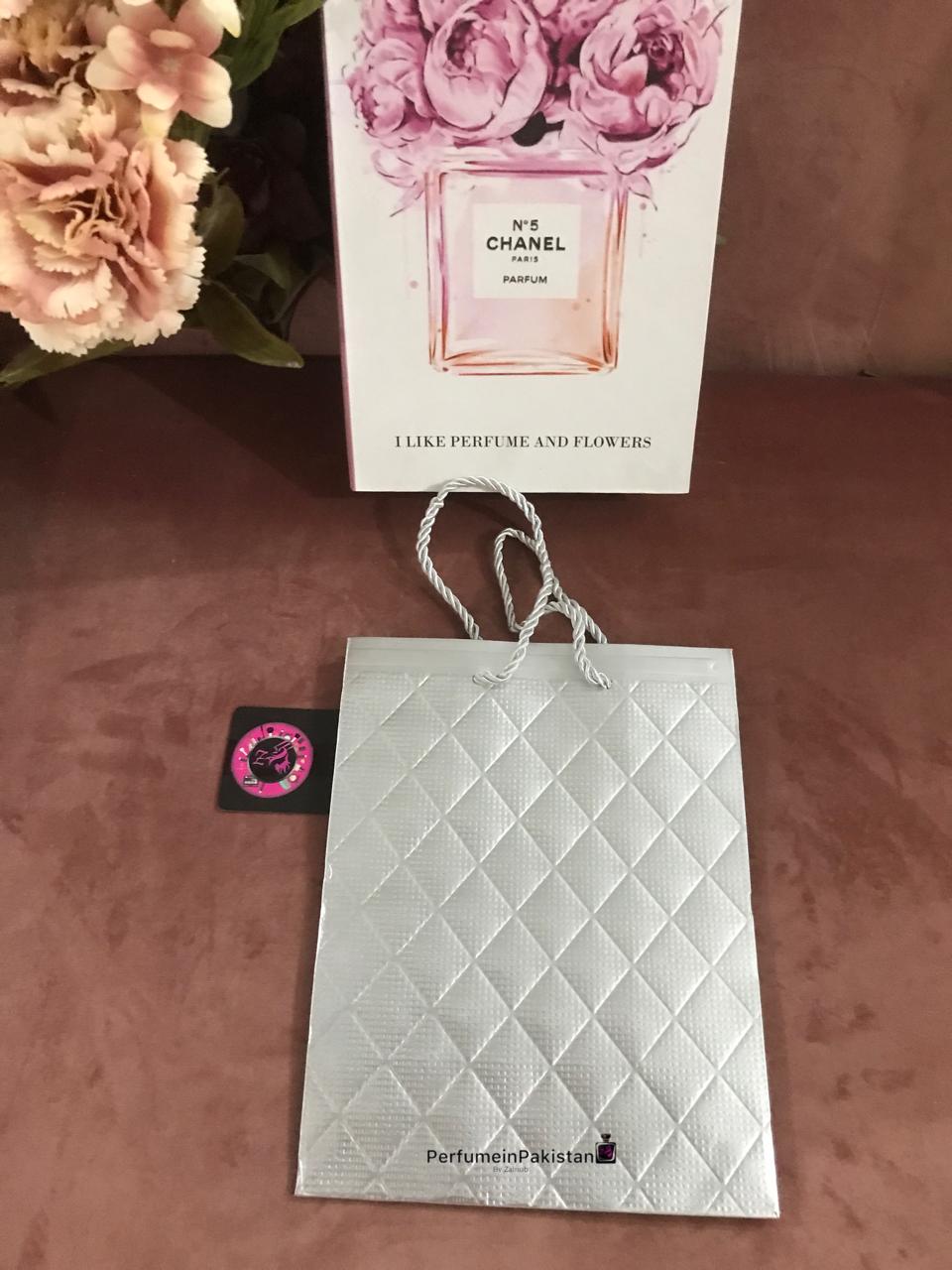 Premium Silver Gift Bag – Luxury Edition