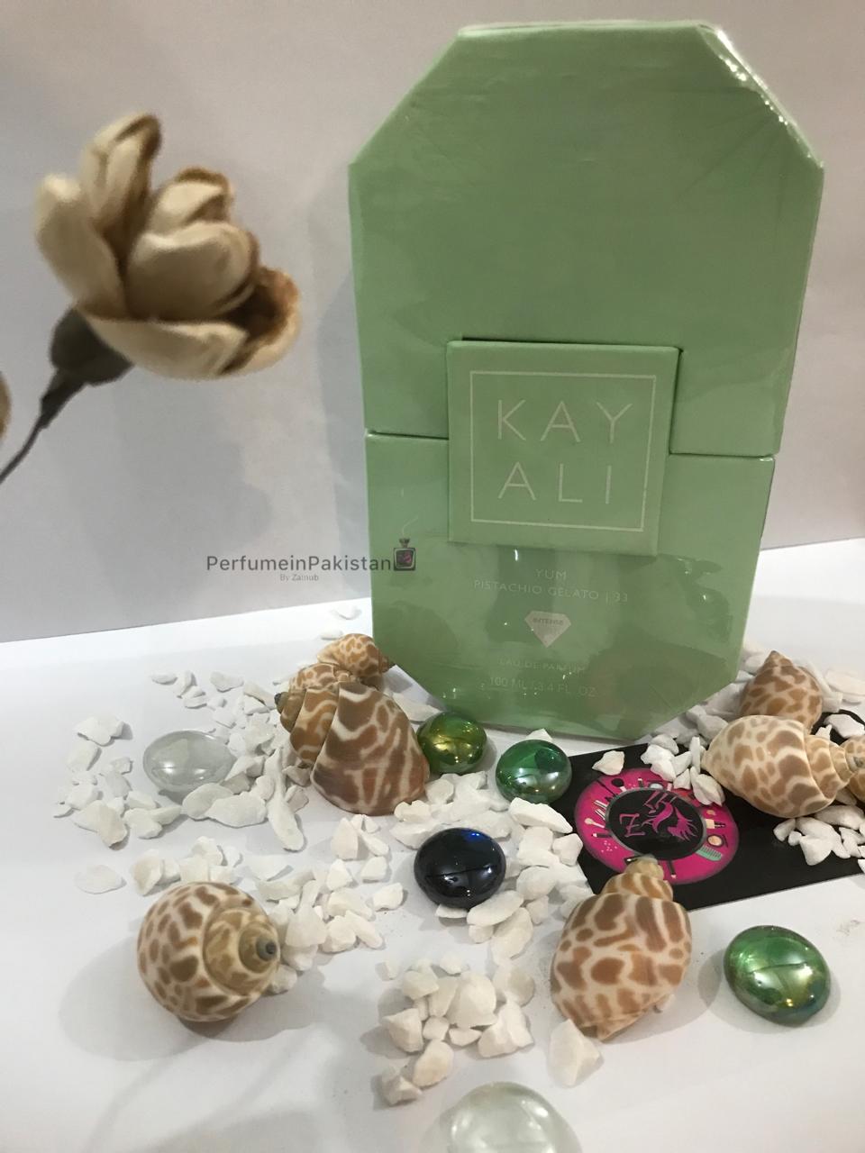Kayali Yum Pistachio Gelato 33 EDP Intense 100ml luxury unisex designer perfume available at Perfume in Pakistan