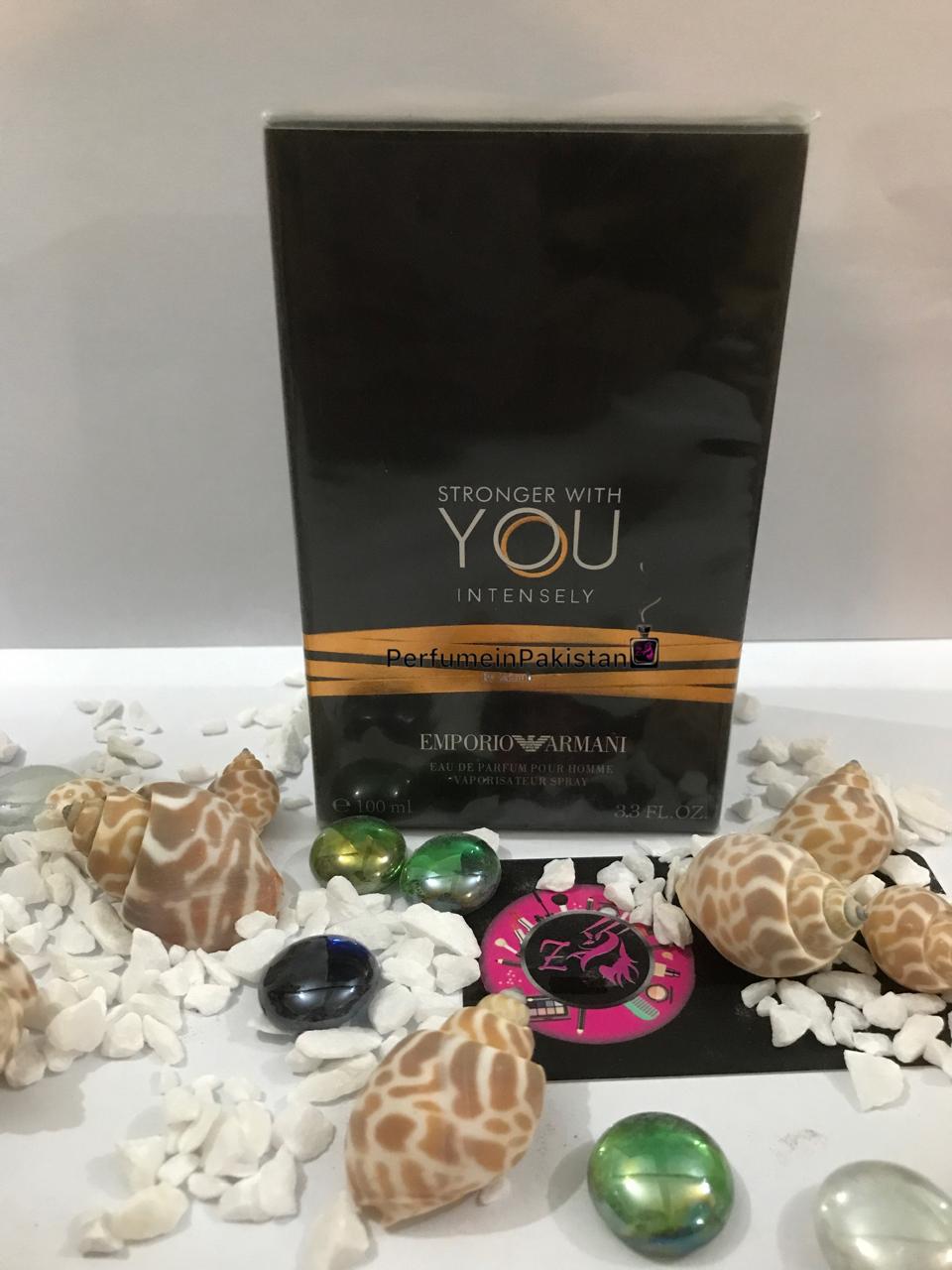 Giorgio Armani Stronger With You Intensely EDP 100ml for Men designer fragrance available at Perfume in Pakistan