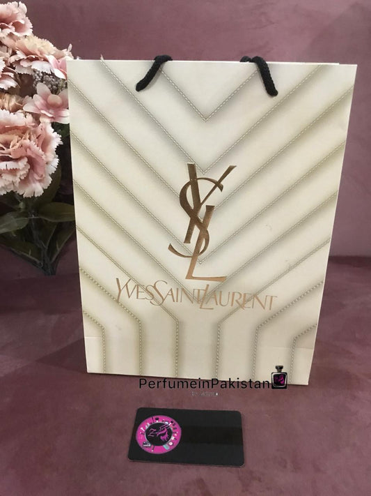 YSL Luxury Perfume Gift Bag – Cream Edition