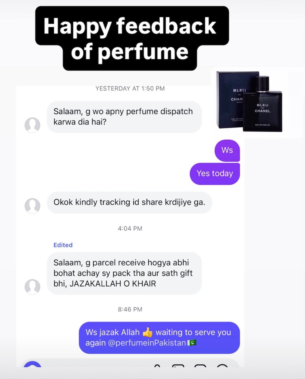 Bleu de Chanel Eau de Parfum 100ml (Men)